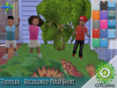 Sims 4 — Toddler Polo Recolor - Toddler Stuff needed by SweetNclassy03 — Toddler Stuff Pack Polo shirt recolored into 14