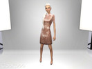 Sims 4 — Metallic Dress MURIEL - Recolor - Mesh needed by Cookpoo — Recolor (17 Swatches) - Mesh needed: