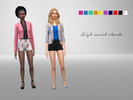 Sims 4 — High waist shorts by Shaymin3 — 10 swatches. Base game compatible. High waist shorts.