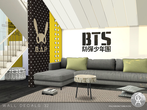 Sims 4 — Wall Decals 32 by Pralinesims — By Pralinesims