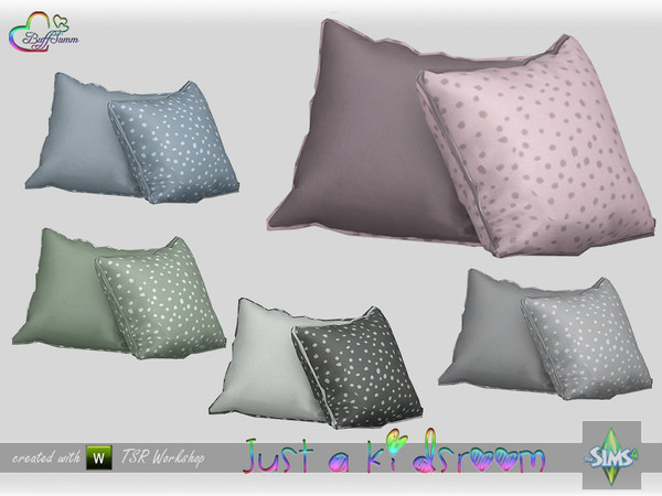 Sims 4 — Just A Kidsroom PillowDouble (left sided) by BuffSumm — Part of the *Just a Kidsroom* Set ***TSRAA***
