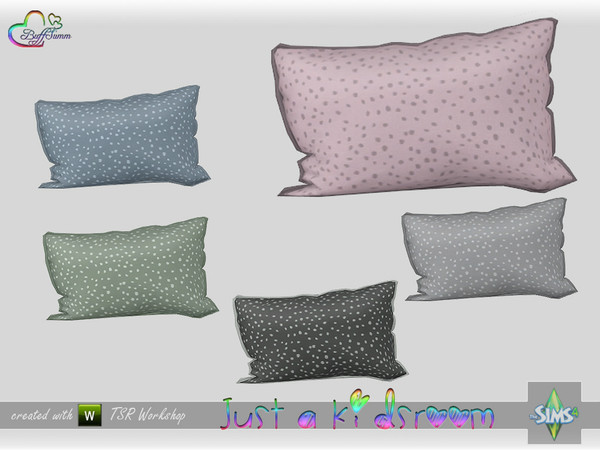 Sims 4 — Just A Kidsroom PillowSingle by BuffSumm — Part of the *Just a Kidsroom* Set ***TSRAA***