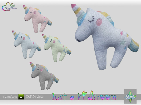 Sims 4 — Just A Kidsroom Deco - Unicorn by BuffSumm — Part of the *Just a Kidsroom* Set ***TSRAA***
