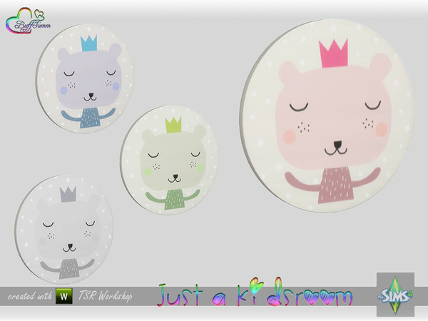 Sims 4 — Just A Kidsroom Deco - Painting by BuffSumm — Part of the *Just a Kidsroom* Set ***TSRAA***
