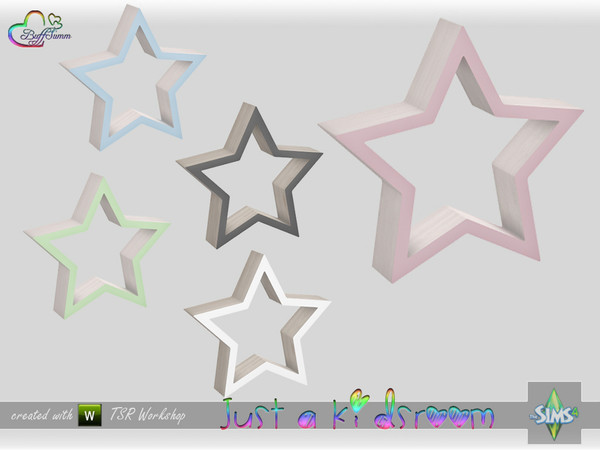 Sims 4 — Just A Kidsroom Deco - Star by BuffSumm — Part of the *Just a Kidsroom* Set ***TSRAA***