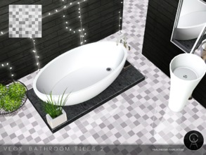 Sims 3 — VEOX Bathroom Tiles 2 by Pralinesims — By Pralinesims 
