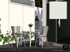 Sims 3 — Container Wall 5 by Pralinesims — By Pralinesims 