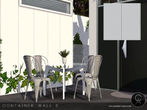 Sims 3 — Container Wall 6 by Pralinesims — By Pralinesims 