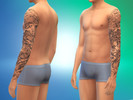 Sims 4 — Mythology Tattoo Sleeve by Sneilert2 — A Japanese tattoo with the image of several greek mythology gods. Comes