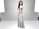 Sims 4 — Strapless Gown GRACE - Recolor - Mesh needed by Cookpoo — Recolor (31 Swatches) - Mesh needed: