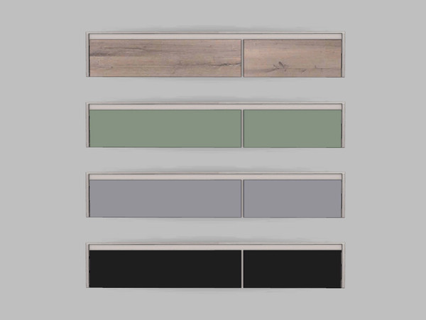 Sims 4 — Bathroom Gemini - Wall Cabinet by ung999 — Bathroom Gemini - Wall Cabinet Color Options : 4 Located at :