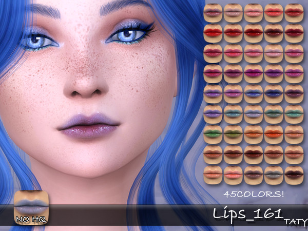 Sims 4 — [Ts4]Taty_Lips_161 by tatygagg — - Female - Human, Alien - Teen to Elder - Hq Compatible