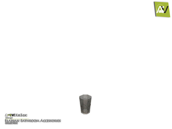 Sims 4 — Bladjan Empty Glass with Transparent    by ArtVitalex — - Bladjan Empty Glass with Transparent - ArtVitalex@TSR,