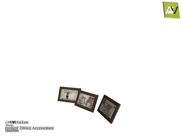 Sims 3 — Expexit Trio Photo Frame by ArtVitalex — - Expexit Trio Photo Frame - ArtVitalex@TSR, May 2016
