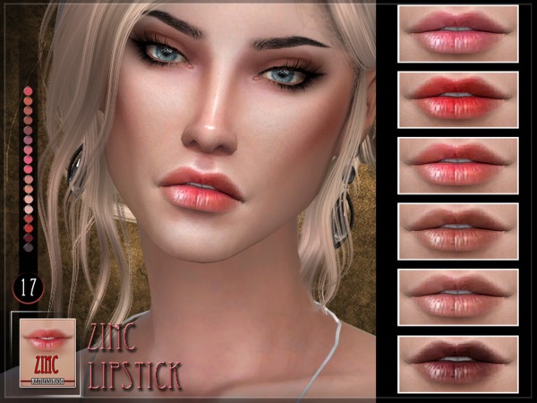 Sims 4 — Zinc Lipstick by RemusSirion — Zinc Lipstick with teeth for the Sims 4 HQ mod compatible: the preview pictures
