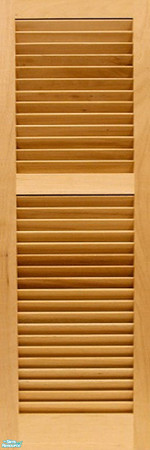 Sims 2 — Shutter Panel Set - Individual Item by lollipop6969 — Pine Shutter