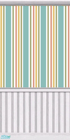 Sims 2 — Celebrate Spring Bedroom - Wallpaper by agaliha5 — This bedroom is a recolor of NoFrills Honeybee Sets. You must