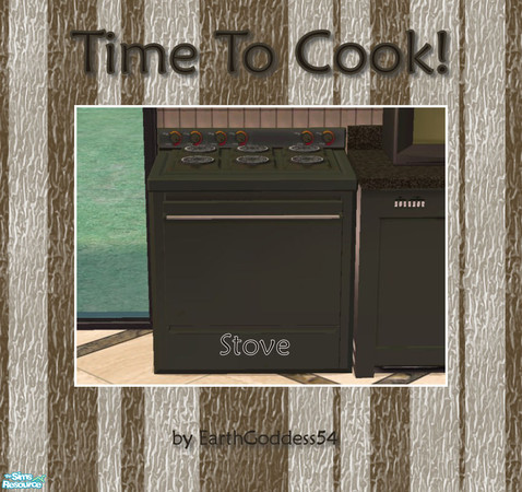 Sims 2 — Time to Cook! Kitchen - Stove by EarthGoddess54 — Part of the Time to Cook! Kitchen set. Enjoy!