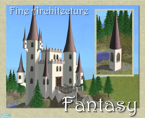 Sims 2 — Cone Spire (1 tile) by Cyclonesue — A rooftop spire. Find this under 'decorative/miscellaneous' in the game.