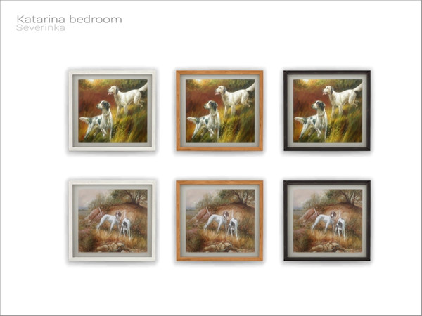 Sims 4 — [Katarina bedroom] - painting01 by Severinka_ — Paintings in the country style From the set 'Katarina bedroom'