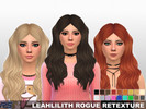 Sims 4 — [RS]LeahLilithRogue - Mesh needed by RS_Studio — [RS]LeahLilithRogue_CLAYIFIED_Hair!!! Mesh: