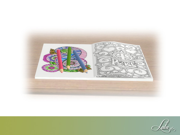 Sims 4 — Madison Tween Bedroom Decor Book  by Lulu265 — Part of the Madison Tween Bedroom Set 