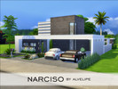 Sims 4 — Narciso - NO CC by alvelip — Narciso is a perfect home for a family with children. Built on a 30x20 lot and