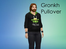 Sims 4 — Gronkh Pullover by Sailormooniestar — The frog Pullover from the Youtuber Gronkh