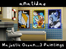 Sims 3 — [anatidae] Wondrous Ocean - 3 Paintings by anatidae — Some more of my artwork, this time aimed at designs that