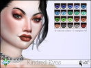 Sims 4 — Kindred Eyes by SimGirlNextDoor — A total of 20 swatches, 19 natural + 1 vampire red. Basegame compatible.