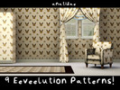Sims 3 — [anatidae] 9 Eeveelution Patterns by anatidae — 9 patterns featuring Pokemon's adorable Eeveelutions, little