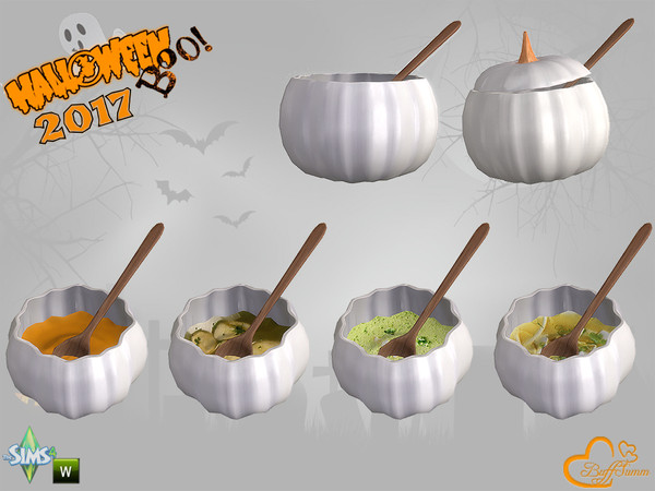 Sims 4 — Halloween 2017 Soup Bowl by BuffSumm — Part of the *Halloween 2017* Set ***TSRAA***