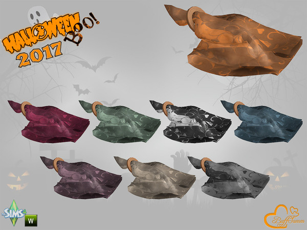 Sims 4 — Halloween 2017 Napkin v1 by BuffSumm — Part of the *Halloween 2017* Set ***TSRAA***