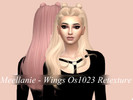 Sims 4 — Meellanie - Wings OS1023 Retexture by Meellanie —  -27 Colors , No ombre - Standalone - Custom thumbnail - mesh