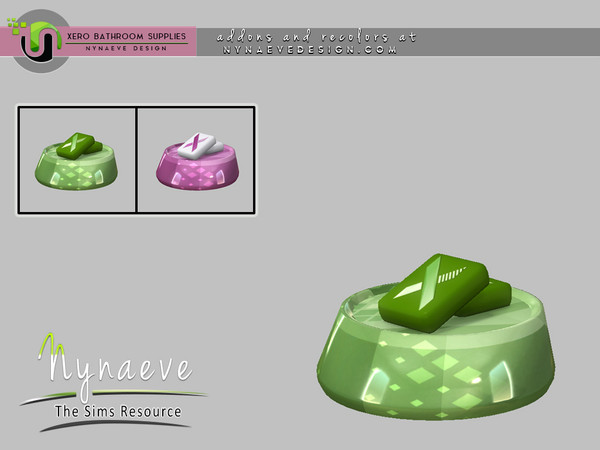 Sims 4 — Xero Soap Dish by NynaeveDesign — Xero Bathroom Supplies - Soap Dish Located in: Decor - Miscellaneous Decor