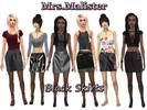 Sims 4 — Black Skirts by mrsmalister by mrsmalister — Skirts are fabulous ! They can be part of a business look and of a