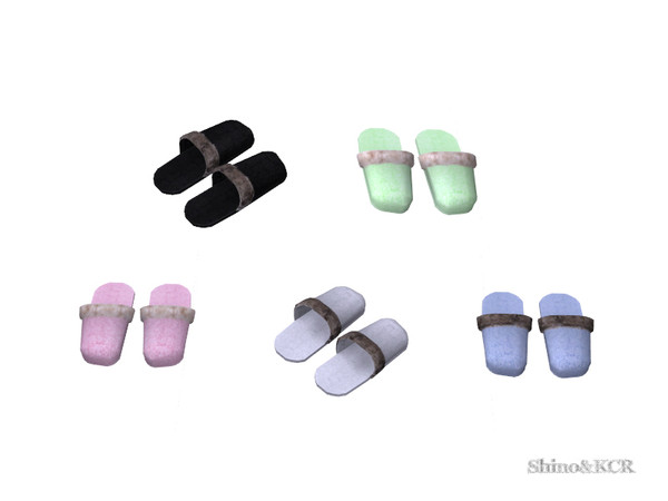 Sims 4 — Decor Bathroom PB - Slippers by ShinoKCR — Decorative Supplies for Bathroom inspired by Potterybarn in Clutter