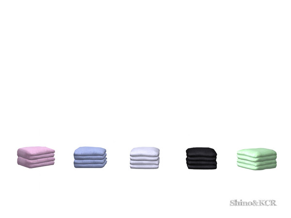 Sims 4 — Decor Bathroom PB - Towel Stack large by ShinoKCR — Decorative Supplies for Bathroom inspired by Potterybarn in