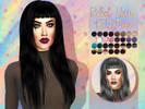 Sims 4 — Rebel Hair Retexture - Mesh Needed by Rouseeyt — - Rebel Hair by Nightcrawler - 18 colors + 12 ombres - Texture