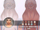 Sims 4 — LeahLillith - Renaissance Hair - Recolor ( Mesh Needed!) by Mineyy — - Recolor of Renaissance Hair by