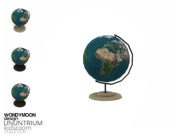 Sims 4 — Ununtrium Desktop Globe by wondymoon — - Ununtrium Kidsroom - Desktop Globe - Wondymoon|TSR - Creations'2017