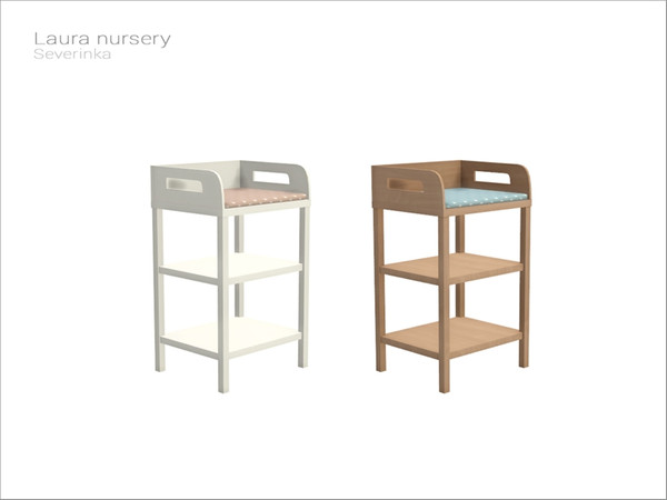 Sims 4 — [Laura nursery] - deco changing table by Severinka_ — Decorative changing table From the set 'Laura nursery'