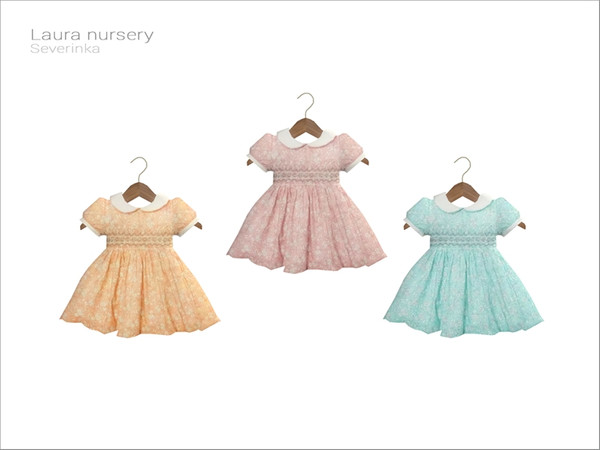 Sims 4 — [Laura nursery] - dress by Severinka_ — Decorative dress From the set 'Laura nursery' Build / Buy category: