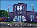 Sims 4 — Sandy Run Bowling Center  by Terramoon — The lovely Bowling Center who came with Bowling Night really needed a