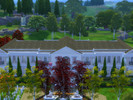 Sims 4 — The French Riviera  by Cuddlesu — A modest Mansion In the French Riviera complete with home theater, Spa, art
