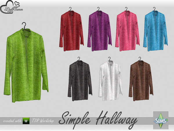 Sims 4 — Simple Hallway Hanging Cloth v1 by BuffSumm — Part of the *Simple Hallway* Set ***TSRAA***