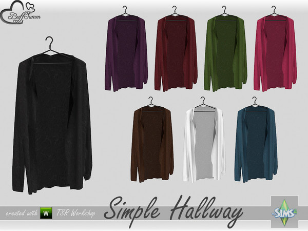 Sims 4 — Simple Hallway Hanging Cloth v3 by BuffSumm — Part of the *Simple Hallway* Set ***TSRAA***