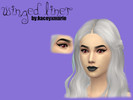 Sims 4 — CAT EYELINER by KACEYxMARIE — base game compatible,enjoy