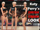 Sims 4 — Katy Perry's SWISH SWISH Look by Cruzo — COME BACK EVERYONE! Katy Perry's Swish Swish look from the music video!