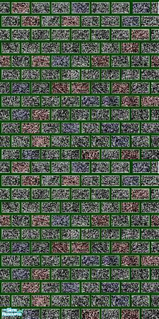 Sims 2 — Brick a Brick Gallery - Color by Cerulean Talon — Matching classic brick walls to the paving bricks, these 4